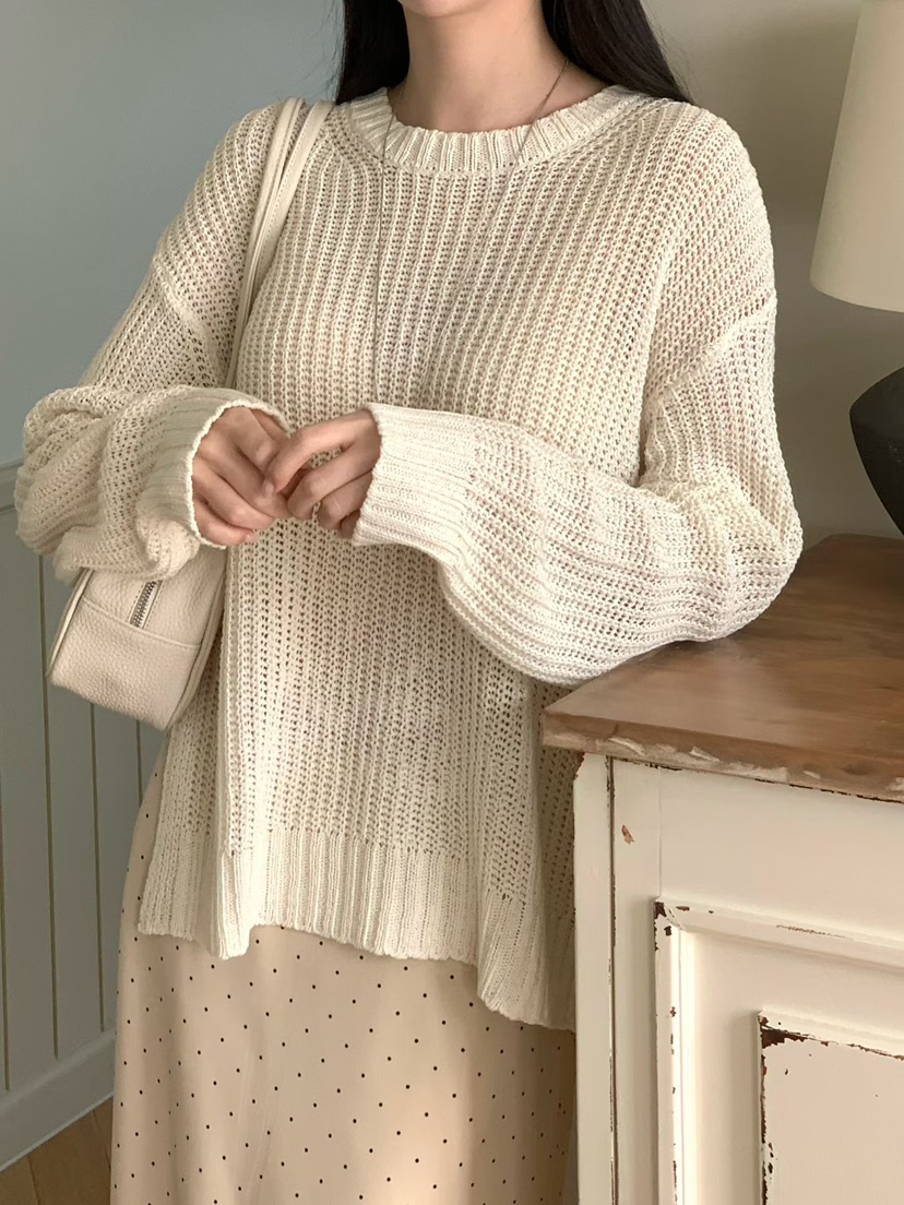 BINUS東大門代購女士新品人氣時尚職業推薦26春夏休閑針織衫BINUS針織衫