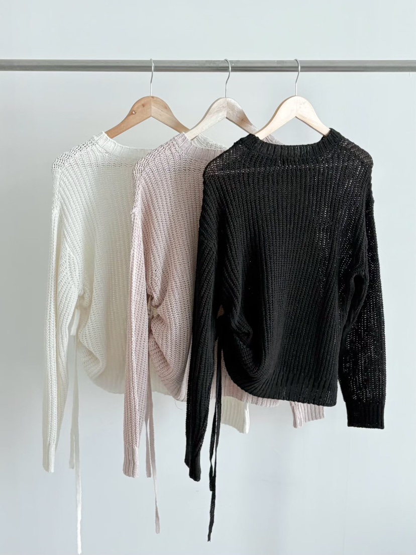 BINUS東大門代購女士新品人氣時尚職業推薦26春夏休閑針織衫BINUS針織衫