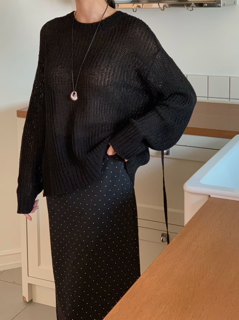 BINUS東大門代購女士新品人氣時尚職業推薦26春夏休閑針織衫BINUS針織衫圖色3