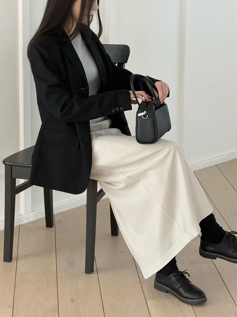 BINUS東大門直郵女裝新品26春夏人氣休閑推薦熱賣職業長裙BINUS長裙