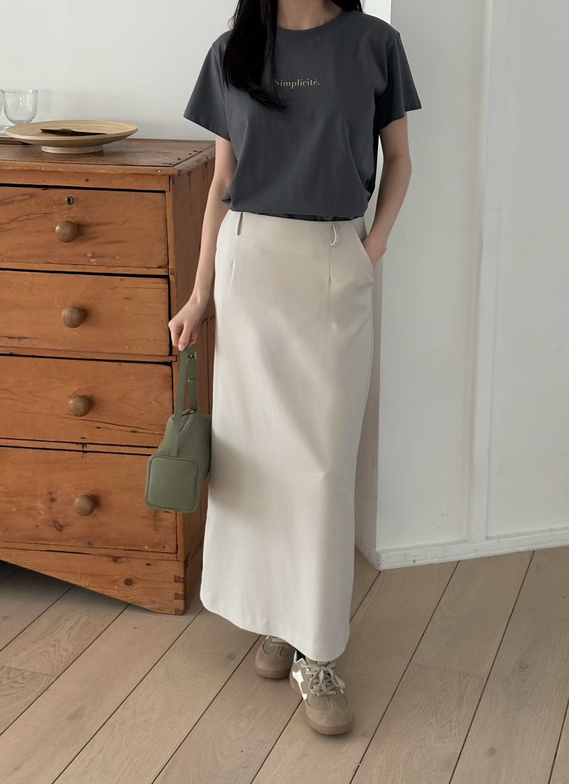 BINUS東大門直郵女裝新品26春夏人氣休閑推薦熱賣職業長裙BINUS長裙