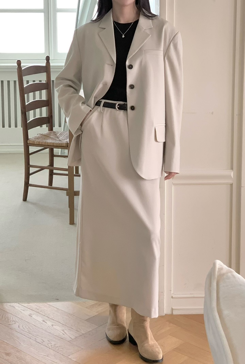 BINUS東大門直郵女裝新品26春夏人氣休閑推薦熱賣職業長裙BINUS長裙