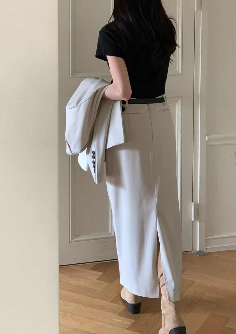 BINUS東大門直郵女裝新品26春夏人氣休閑推薦熱賣職業長裙BINUS長裙