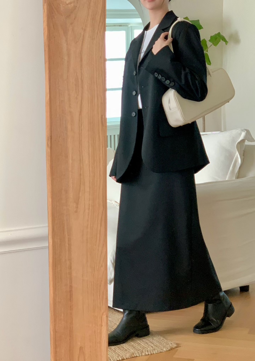 BINUS東大門直郵女裝新品26春夏人氣休閑推薦熱賣職業長裙BINUS長裙