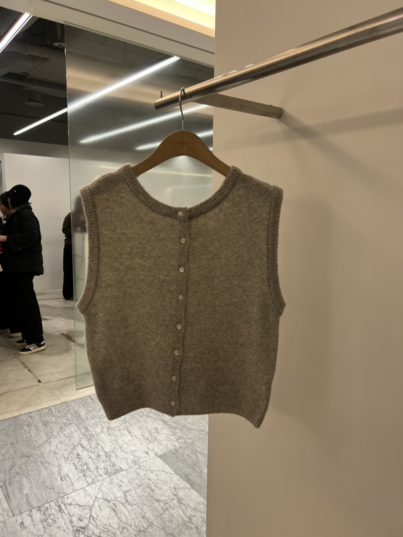 DE VENTI東大門代購女裝新款職業休閑熱賣時尚人氣26春夏馬甲DE VENTI馬甲圖色2