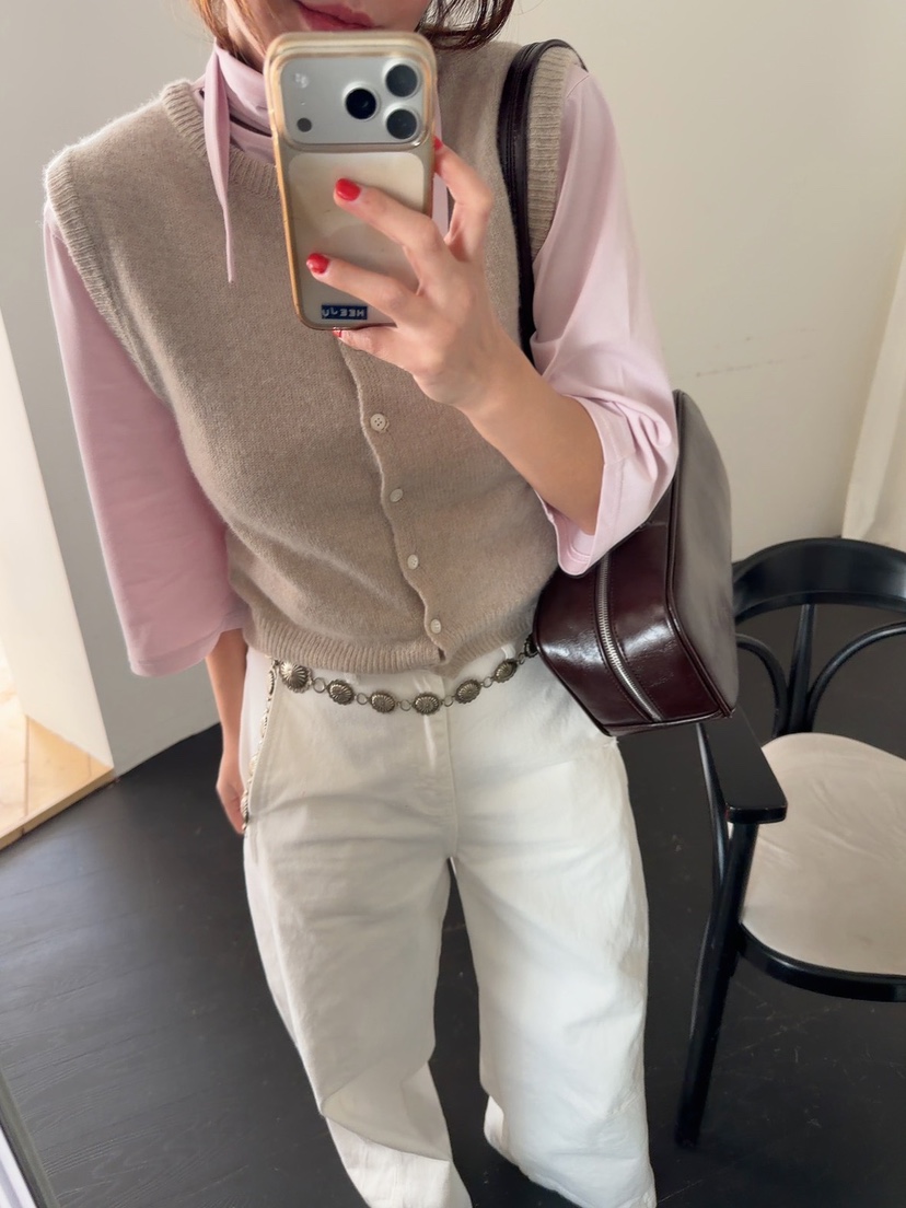 DE VENTI韓國直郵女士新款熱賣推薦時尚人氣長袖T恤圍巾DE VENTI長袖T恤