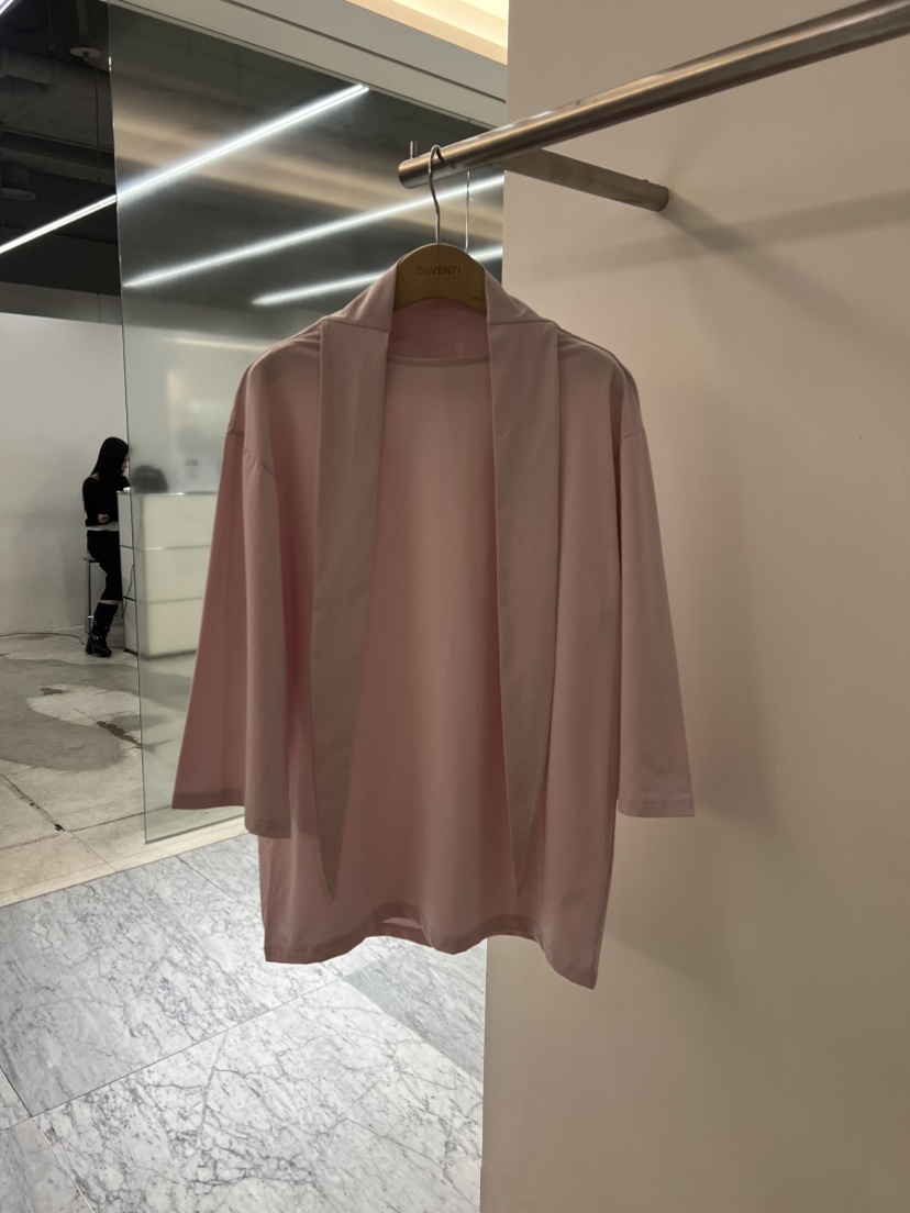 DE VENTI韓國直郵女士新款熱賣推薦時尚人氣長袖T恤圍巾DE VENTI長袖T恤圖色2