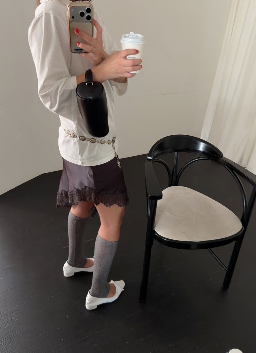 DE VENTI韓國代購女士新品時尚人氣真品熱賣半身裙中短裙DE VENTI半身裙/中短裙