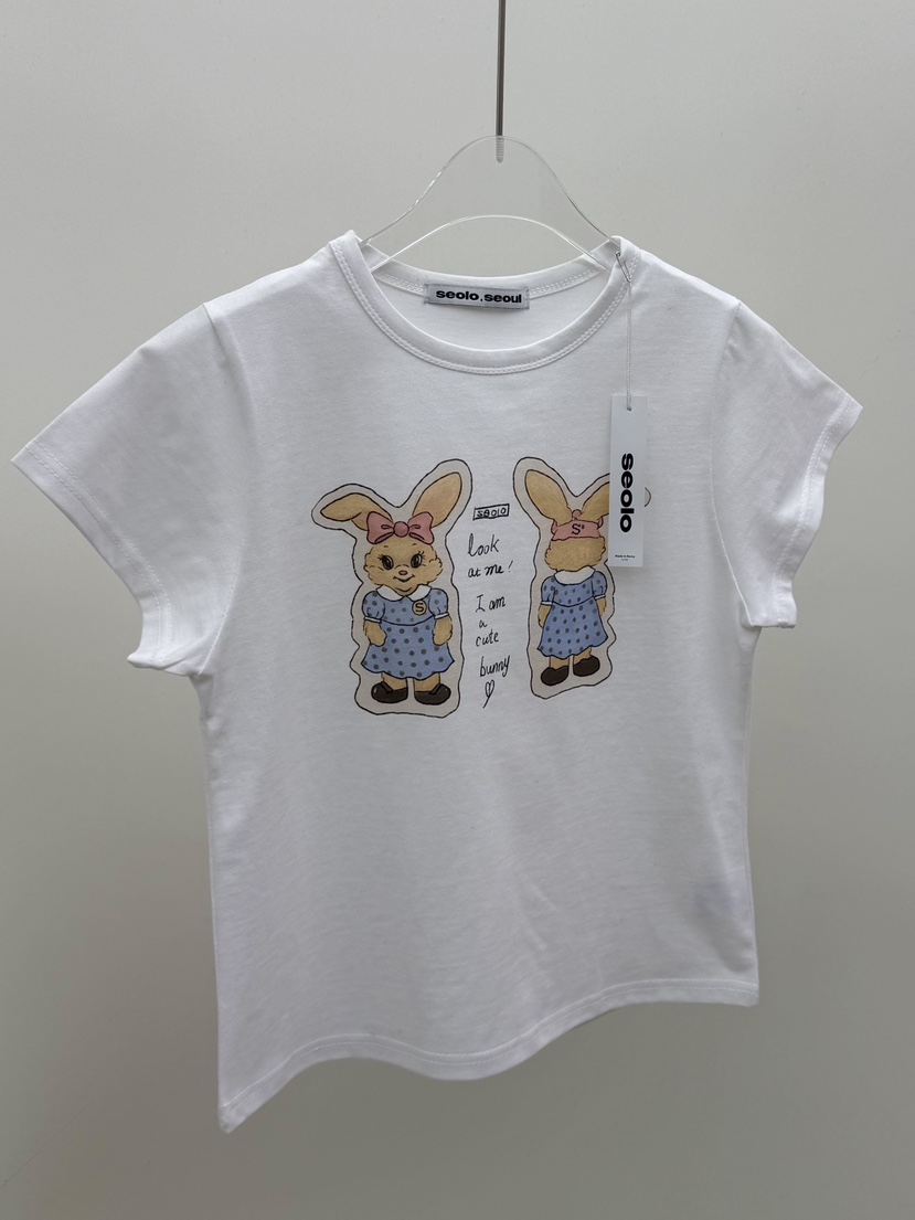 SEOLO東大門代購女裝新品休閑26春夏熱賣真品時尚人氣T恤Seolo seoulT恤圖色1