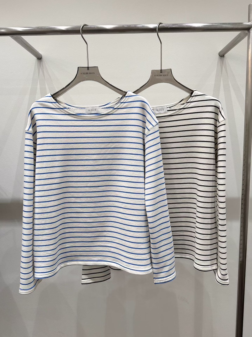 BINUS韓國直郵女士新品26春夏時尚真品人氣休閑職業長袖T恤BINUS長袖T恤