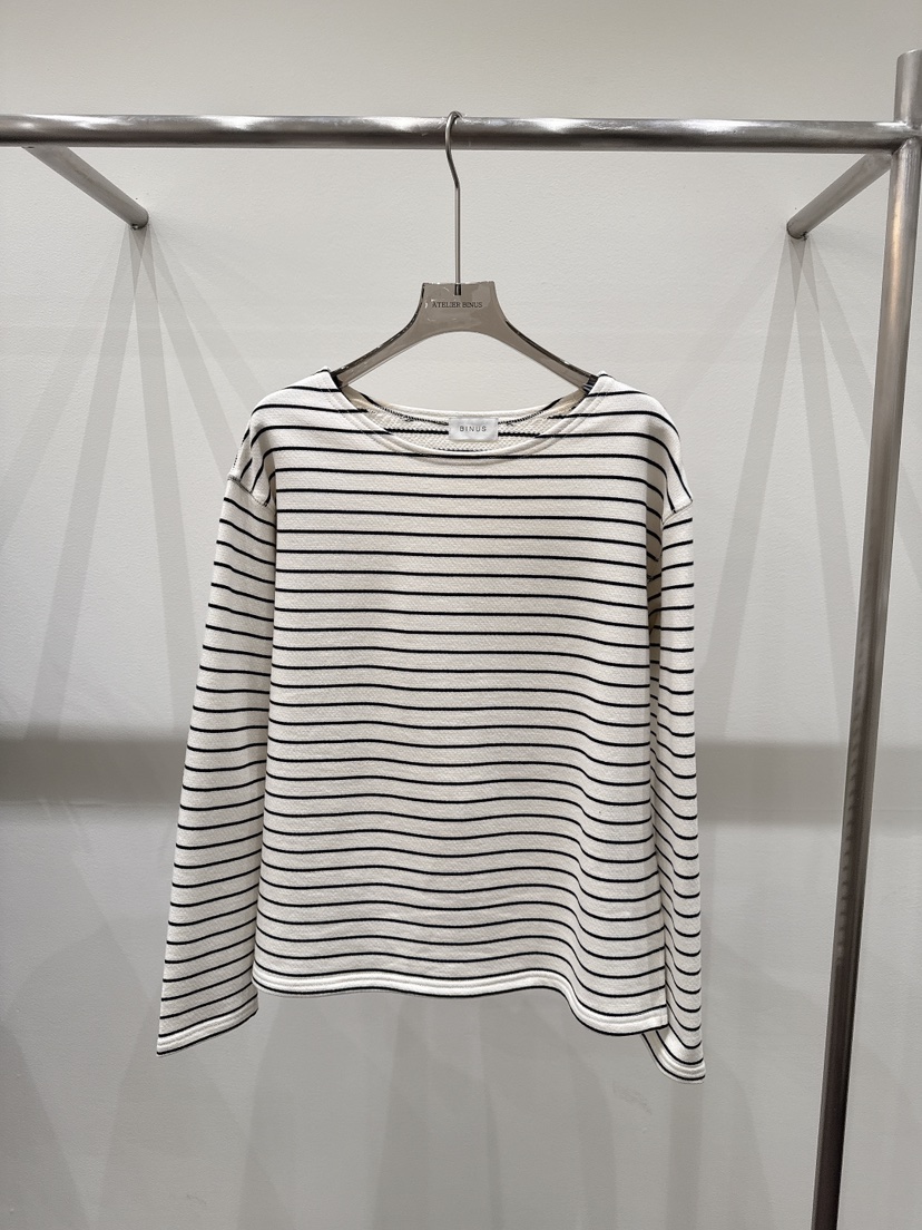 BINUS韓國直郵女士新品26春夏時尚真品人氣休閑職業長袖T恤BINUS長袖T恤圖色1