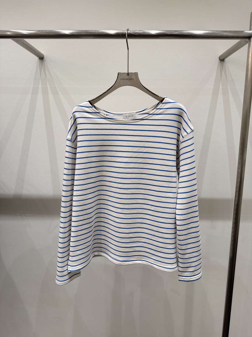 BINUS韓國直郵女士新品26春夏時尚真品人氣休閑職業長袖T恤BINUS長袖T恤圖色2
