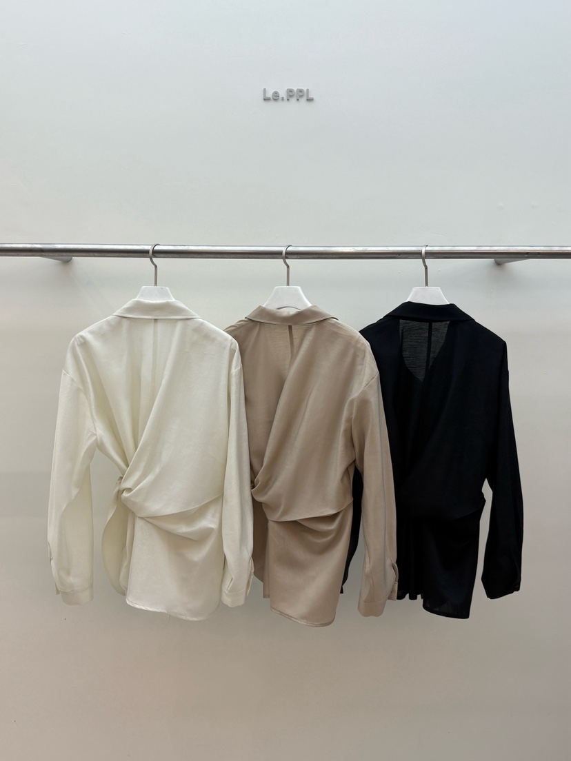 LE-PPL東大門直郵女裝新款職業休閑人氣熱賣26春夏襯衫蕾絲衫LE-PPL襯衫/蕾絲衫