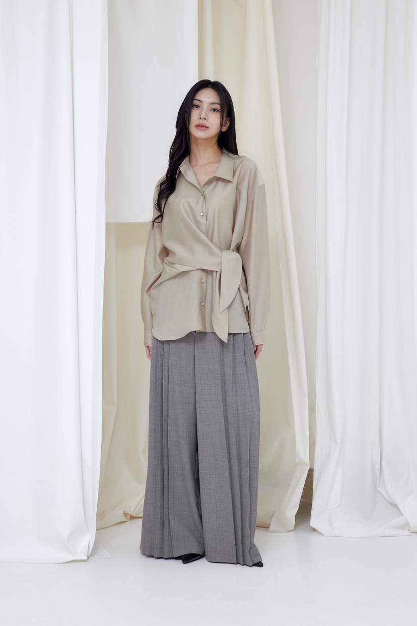 LE-PPL東大門直郵女裝新款職業休閑人氣熱賣26春夏襯衫蕾絲衫LE-PPL襯衫/蕾絲衫