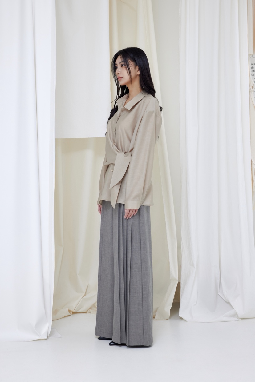 LE-PPL東大門直郵女裝新款職業休閑人氣熱賣26春夏襯衫蕾絲衫LE-PPL襯衫/蕾絲衫