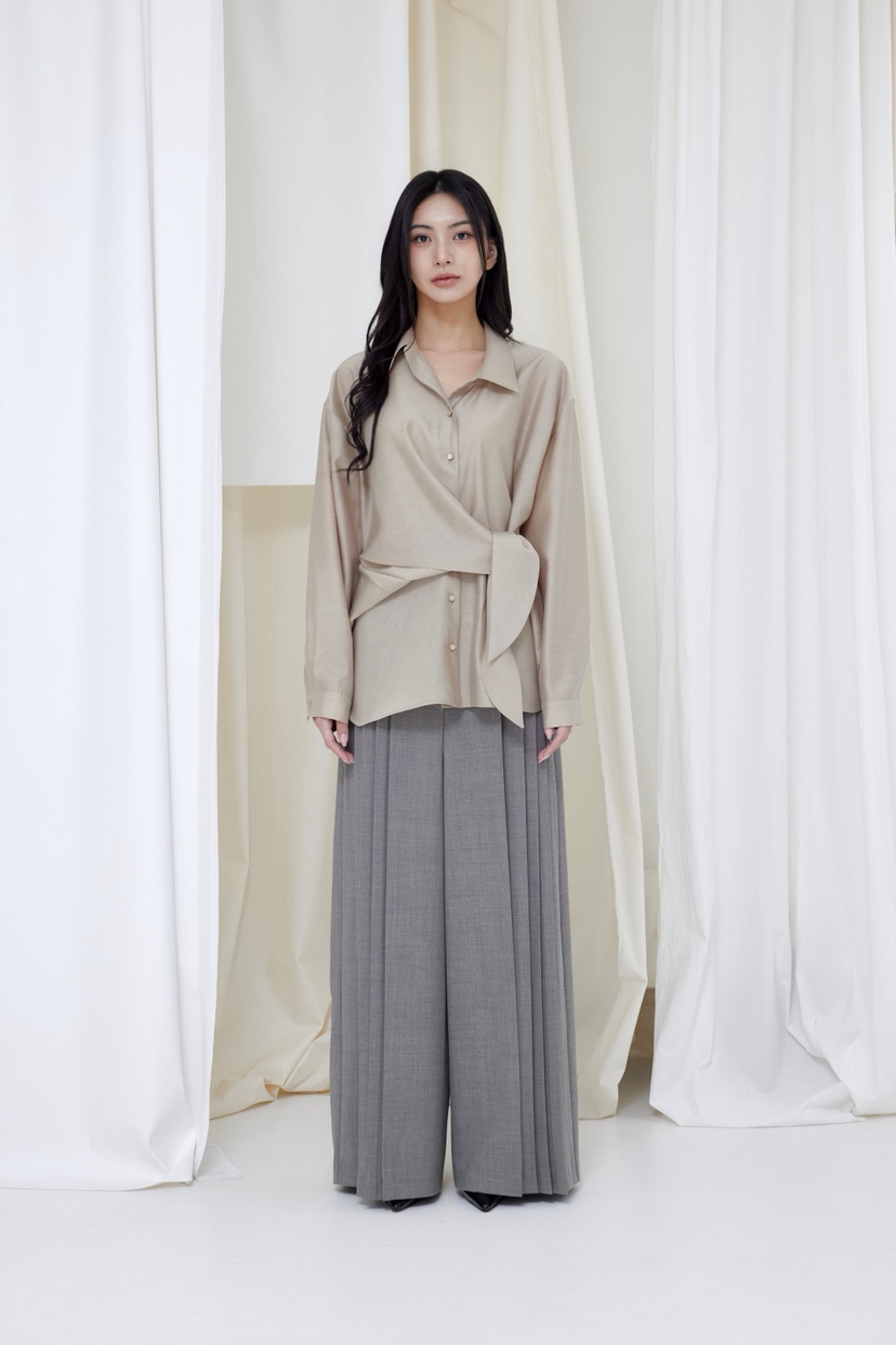 LE-PPL東大門直郵女裝新款職業休閑人氣熱賣26春夏襯衫蕾絲衫LE-PPL襯衫/蕾絲衫