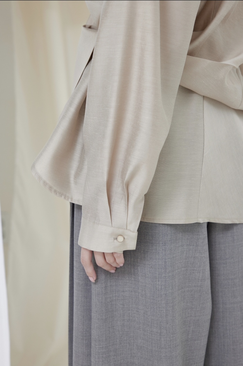 LE-PPL東大門直郵女裝新款職業休閑人氣熱賣26春夏襯衫蕾絲衫LE-PPL襯衫/蕾絲衫