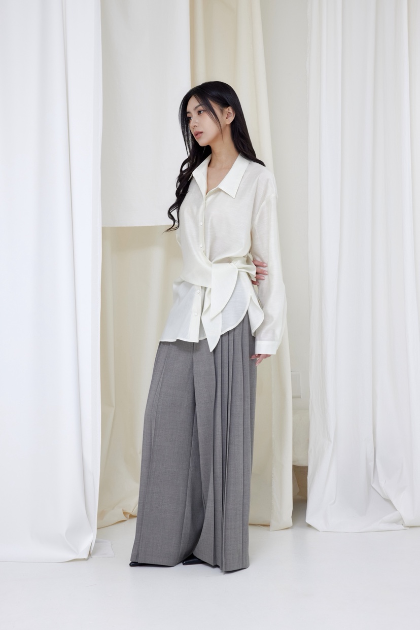 LE-PPL東大門直郵女裝新款職業休閑人氣熱賣26春夏襯衫蕾絲衫LE-PPL襯衫/蕾絲衫