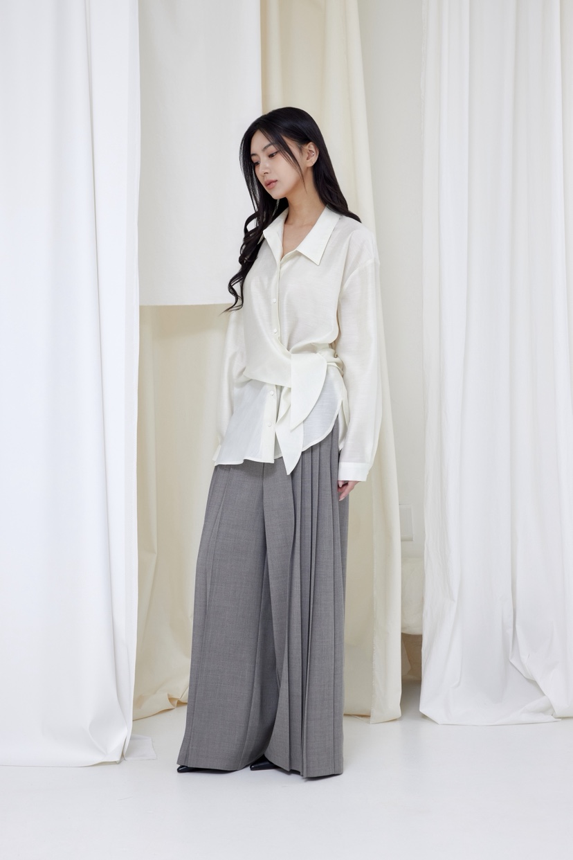 LE-PPL東大門直郵女裝新款職業休閑人氣熱賣26春夏襯衫蕾絲衫LE-PPL襯衫/蕾絲衫