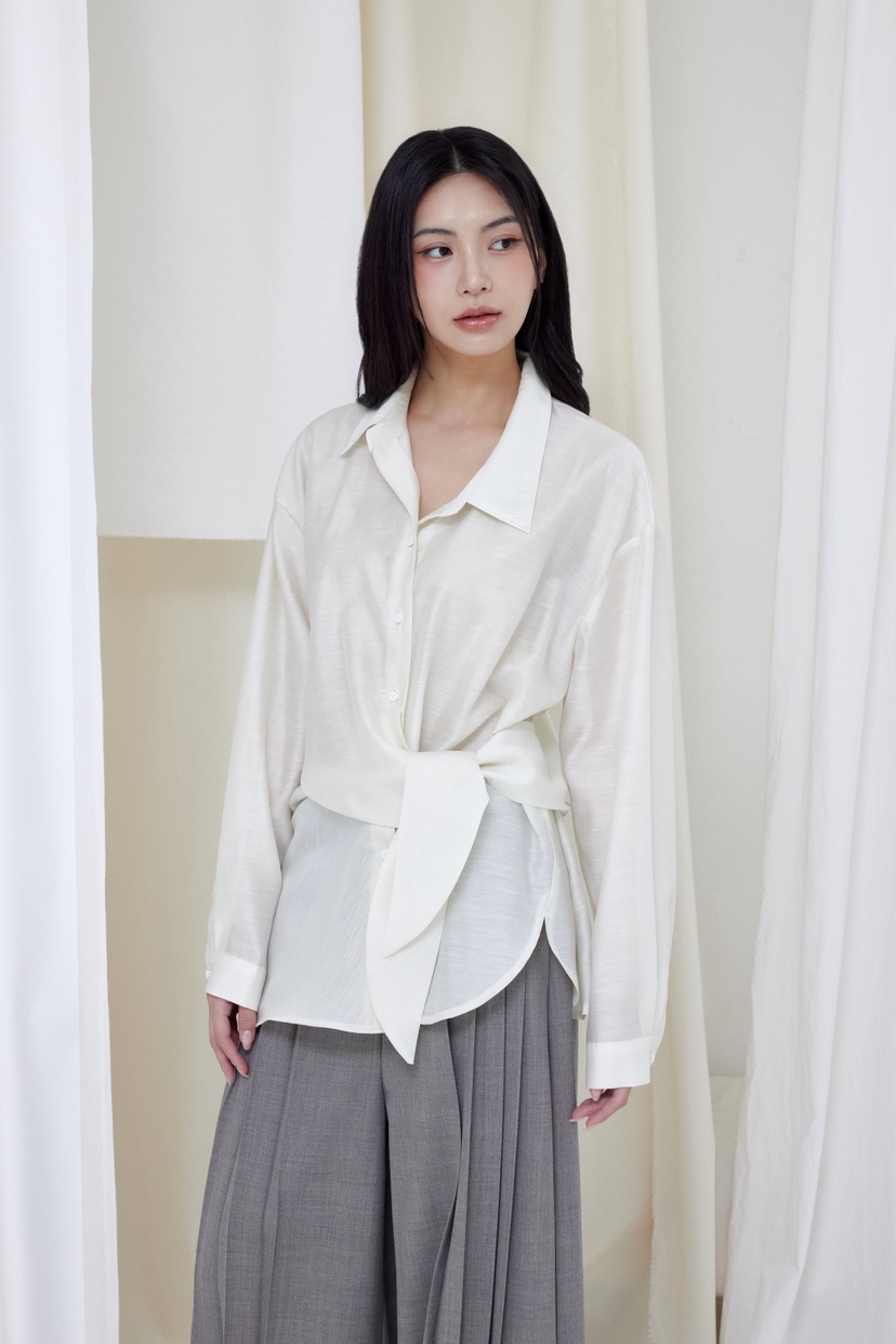 LE-PPL東大門直郵女裝新款職業休閑人氣熱賣26春夏襯衫蕾絲衫LE-PPL襯衫/蕾絲衫圖色2