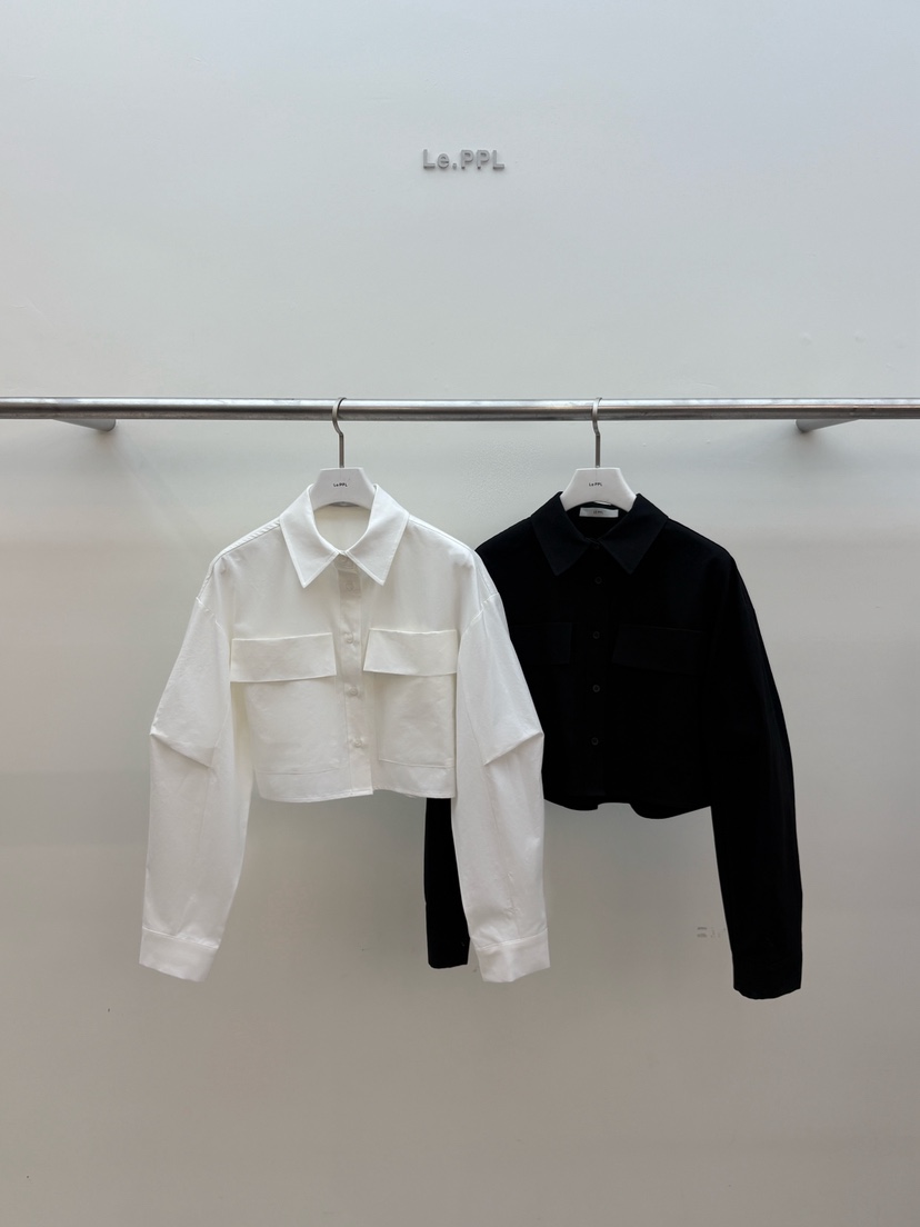 LE-PPL東大門代購女裝新款職業26春夏休閑熱賣襯衫蕾絲衫LE-PPL襯衫/蕾絲衫圖色2左二色