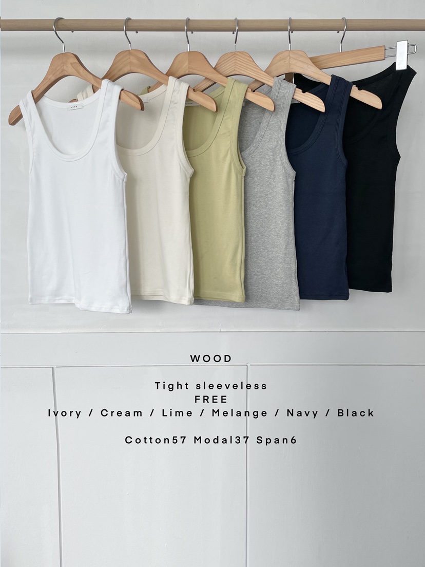 WOOD東大門實拍女裝新品人氣真品時尚熱賣休閑職業吊帶背心WOOD吊帶/背心