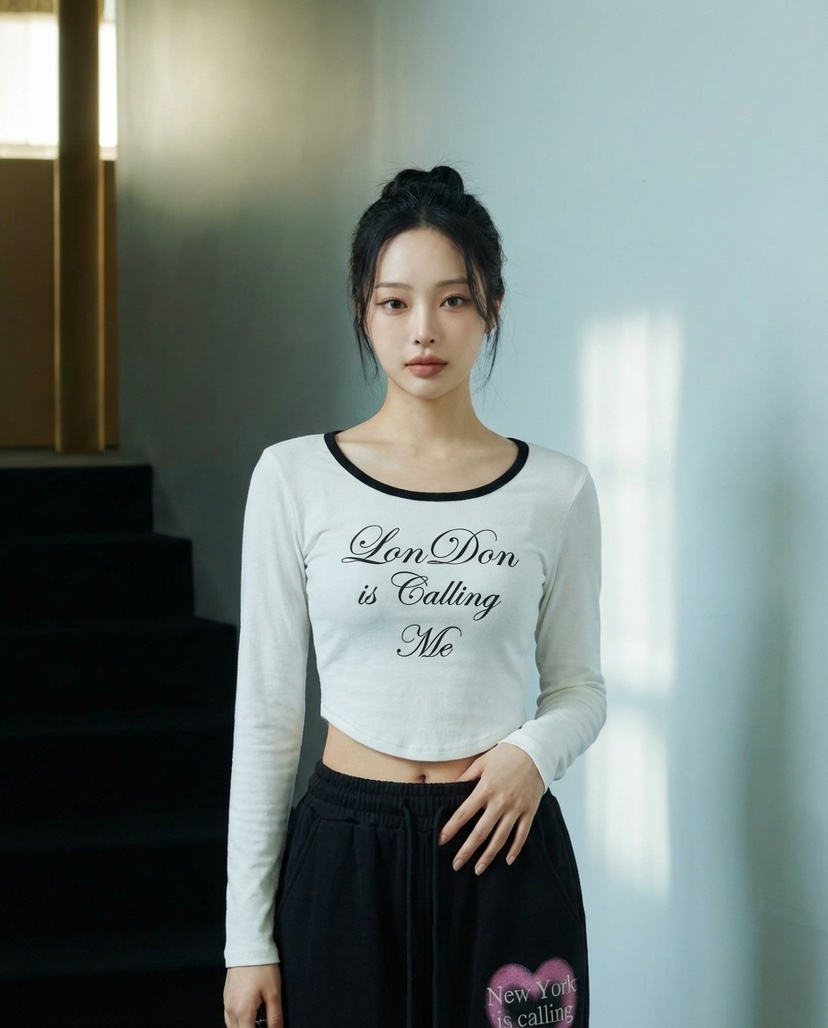 바츠東大門直郵女士新款時尚休閑26春夏真品推薦熱賣長袖T恤Vatz長袖T恤