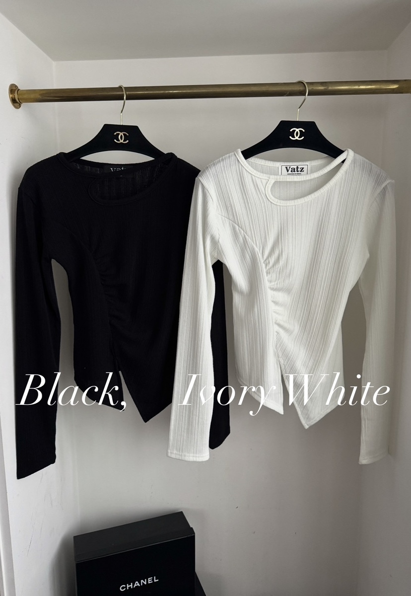 바츠東大門實拍女士新款職業時尚熱賣休閑推薦26春夏長袖T恤Vatz長袖T恤