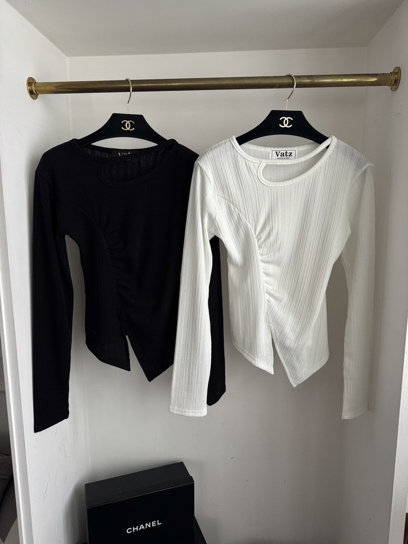 바츠東大門實拍女士新款職業時尚熱賣休閑推薦26春夏長袖T恤Vatz長袖T恤