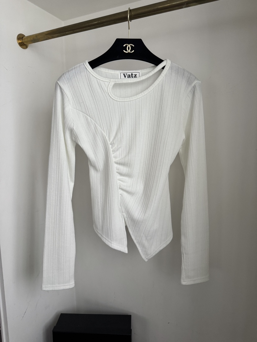 바츠東大門實拍女士新款職業時尚熱賣休閑推薦26春夏長袖T恤Vatz長袖T恤圖色2