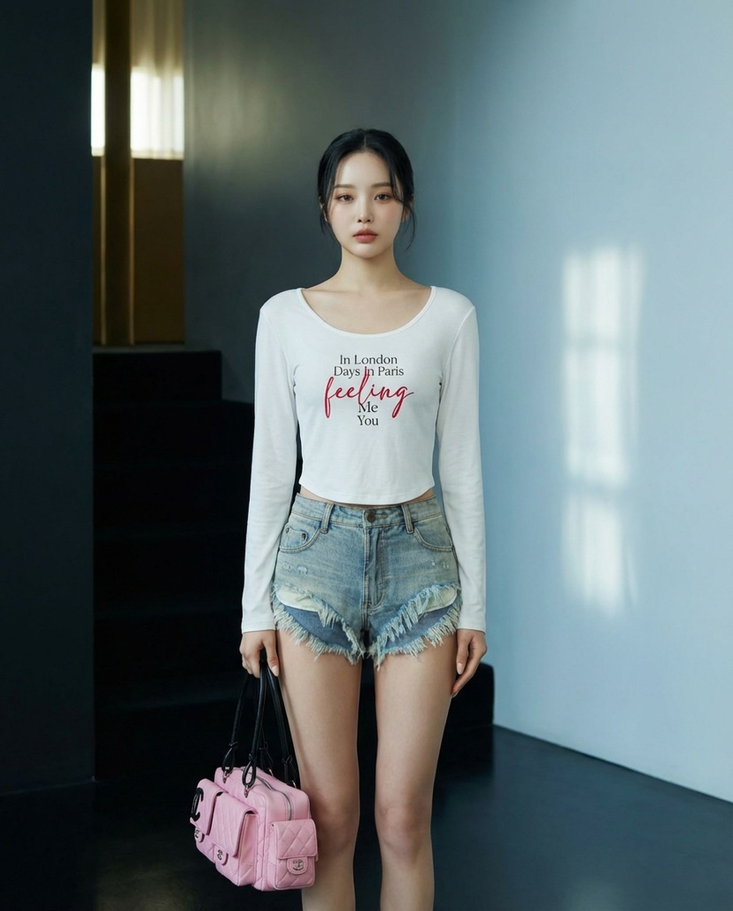 바츠韓國直郵女裝新品人氣休閑真品熱賣26春夏時尚長袖T恤Vatz長袖T恤