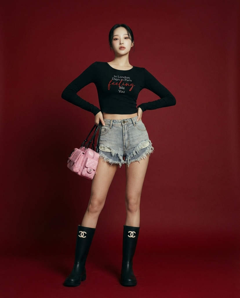 바츠韓國直郵女裝新品人氣休閑真品熱賣26春夏時尚長袖T恤Vatz長袖T恤