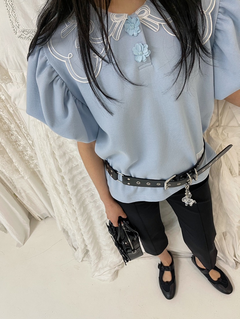 BOUTIQUE-L韓國代購女士新款時尚人氣休閑熱賣推薦真品T恤BOUTIQUE-LT恤