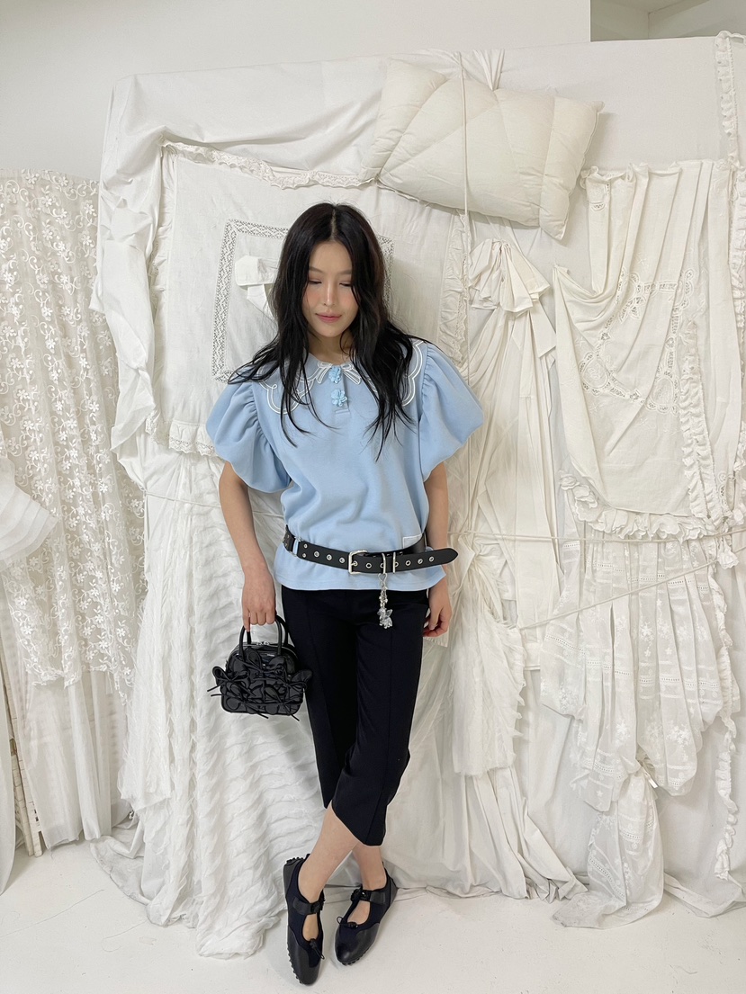 BOUTIQUE-L韓國代購女士新款時尚人氣休閑熱賣推薦真品T恤BOUTIQUE-LT恤