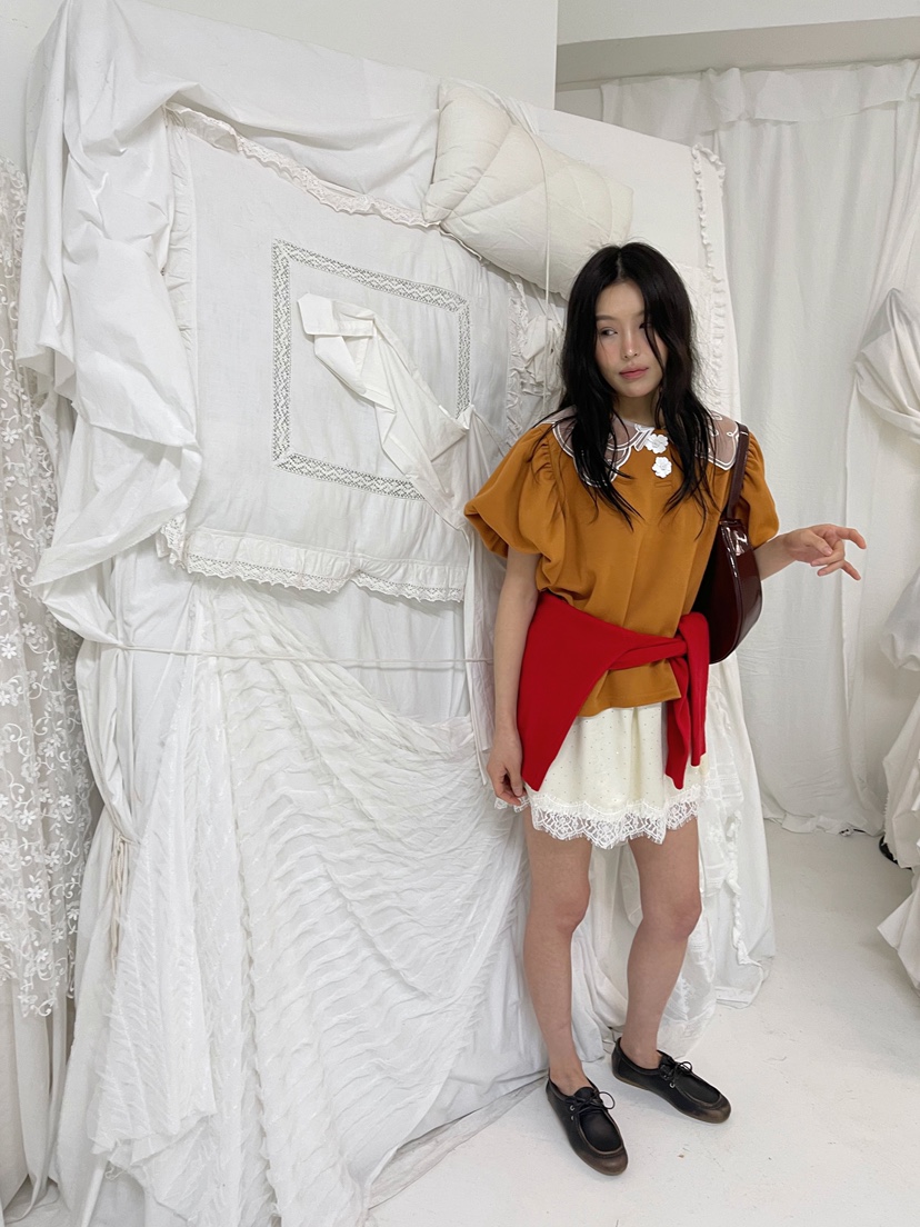 BOUTIQUE-L韓國代購女士新款時尚人氣休閑熱賣推薦真品T恤BOUTIQUE-LT恤