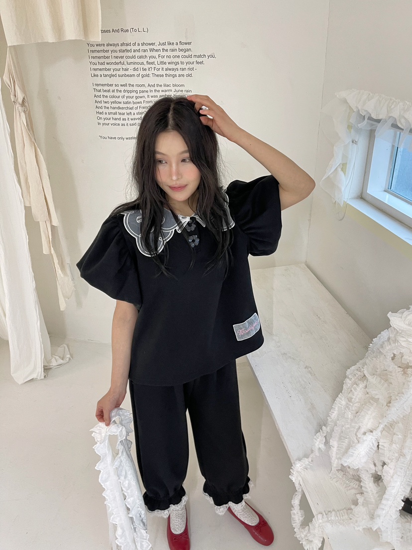 BOUTIQUE-L韓國代購女士新款時尚人氣休閑熱賣推薦真品T恤BOUTIQUE-LT恤