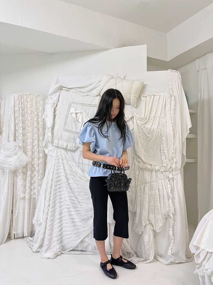 BOUTIQUE-L韓國代購女士新款時尚人氣休閑熱賣推薦真品T恤BOUTIQUE-LT恤