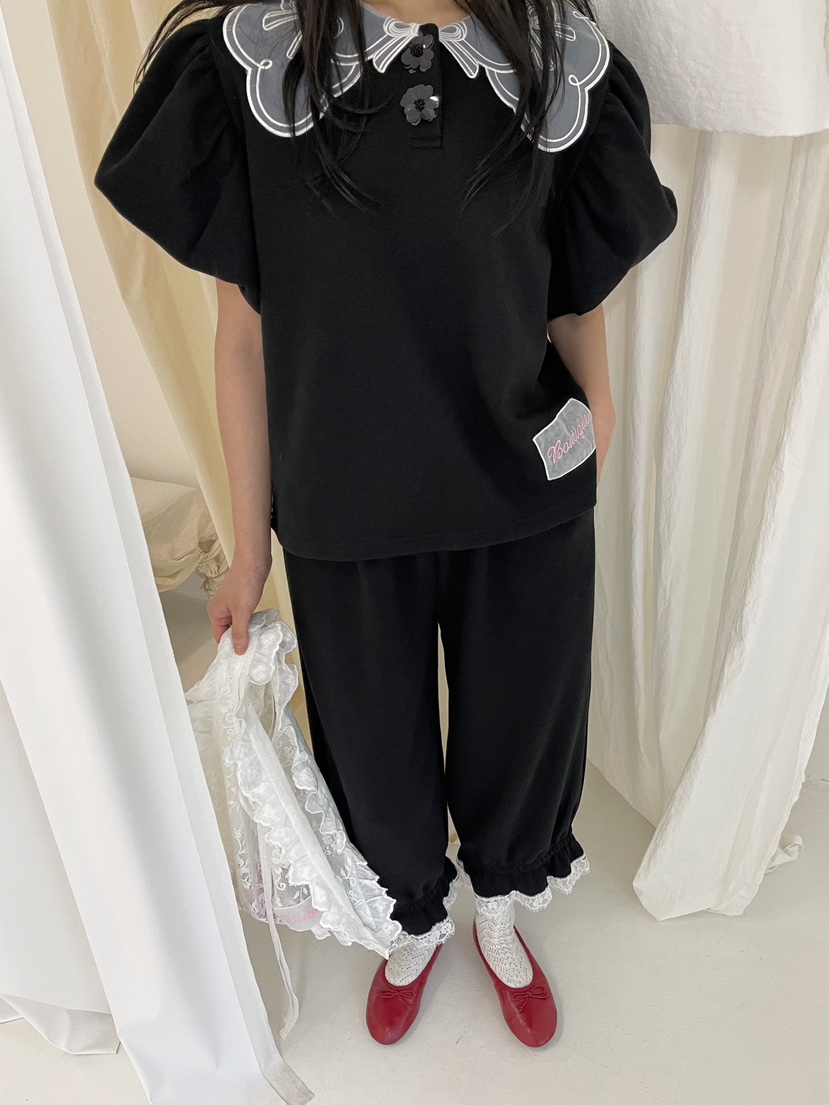 BOUTIQUE-L韓國代購女士新款時尚人氣休閑熱賣推薦真品T恤BOUTIQUE-LT恤圖色1