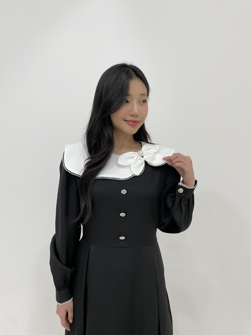 NAPKIN韓國代購女士新品26春夏休閑真品推薦人氣職業連衣裙NAPKIN連衣裙