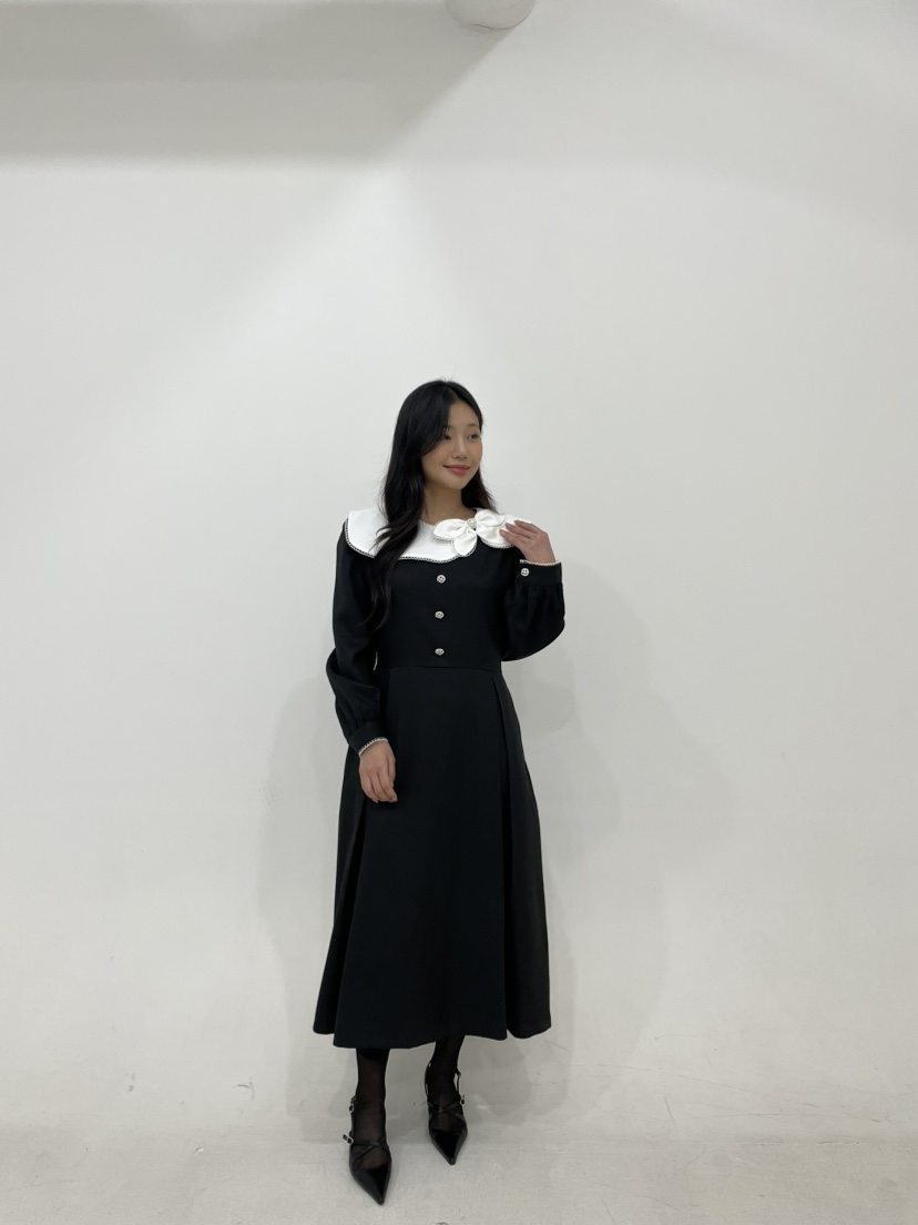 NAPKIN韓國代購女士新品26春夏休閑真品推薦人氣職業連衣裙NAPKIN連衣裙