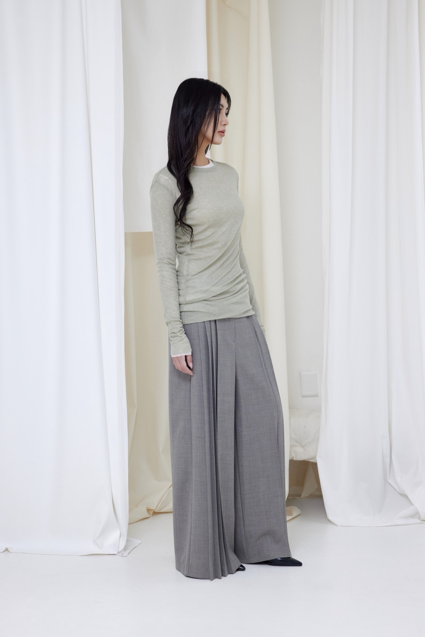 LE-PPL東大門直郵女裝新款休閑時尚熱賣26春夏職業長袖T恤LE-PPL長袖T恤