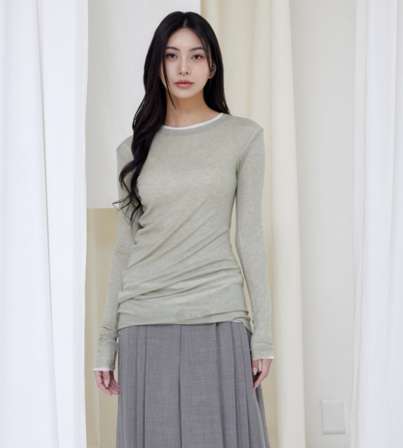 LE-PPL東大門直郵女裝新款休閑時尚熱賣26春夏職業長袖T恤LE-PPL長袖T恤圖色4