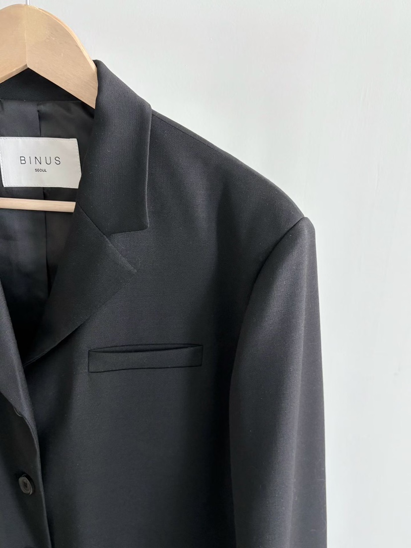 BINUS東大門代購女裝新款時尚真品推薦26春夏職業熱賣夾克BINUS夾克