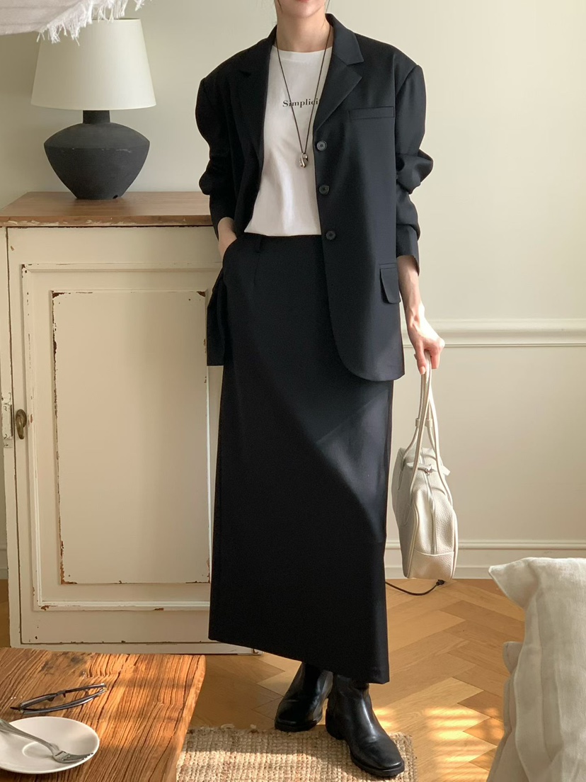 BINUS東大門代購女裝新款時尚真品推薦26春夏職業熱賣夾克BINUS夾克