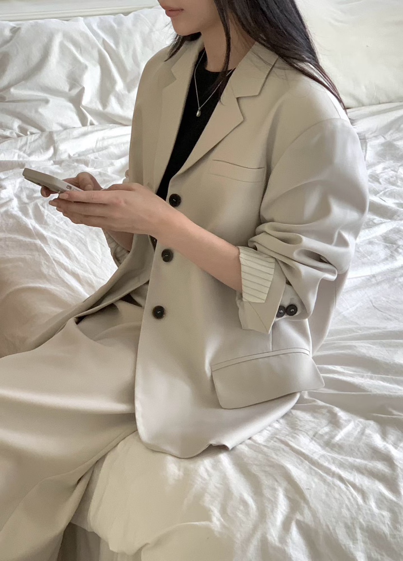 BINUS東大門代購女裝新款時尚真品推薦26春夏職業熱賣夾克BINUS夾克