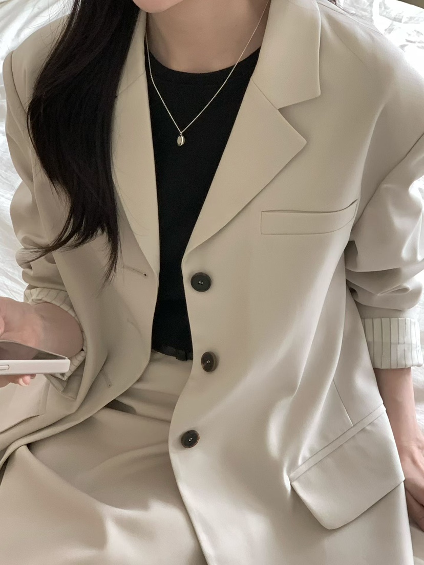 BINUS東大門代購女裝新款時尚真品推薦26春夏職業熱賣夾克BINUS夾克