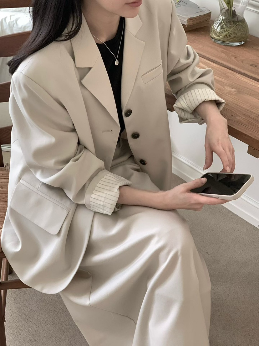 BINUS東大門代購女裝新款時尚真品推薦26春夏職業熱賣夾克BINUS夾克