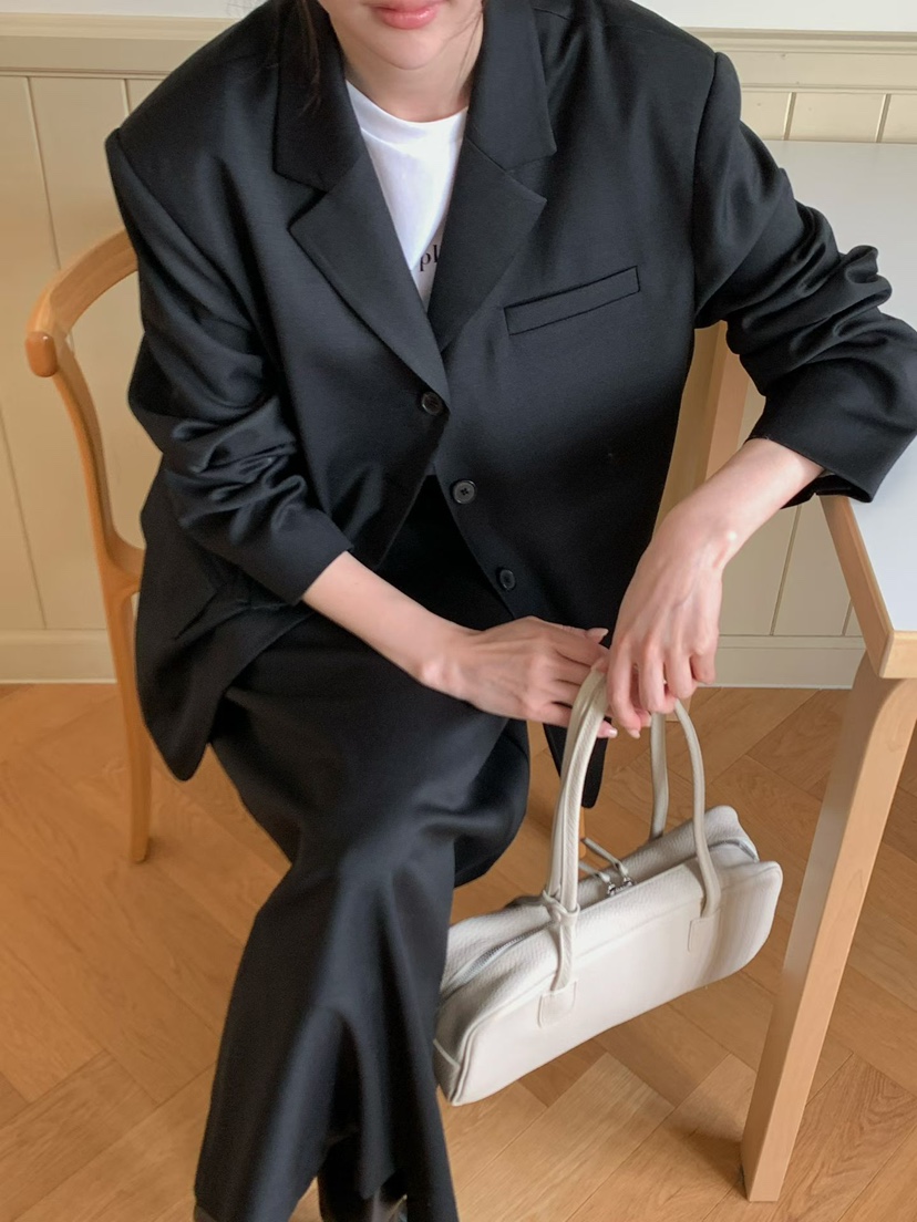 BINUS東大門代購女裝新款時尚真品推薦26春夏職業熱賣夾克BINUS夾克圖色1