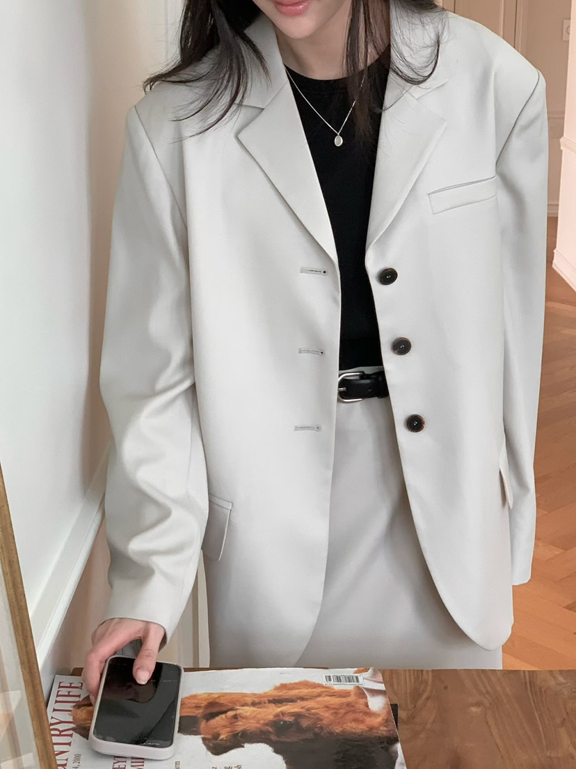 BINUS東大門代購女裝新款時尚真品推薦26春夏職業熱賣夾克BINUS夾克圖色2