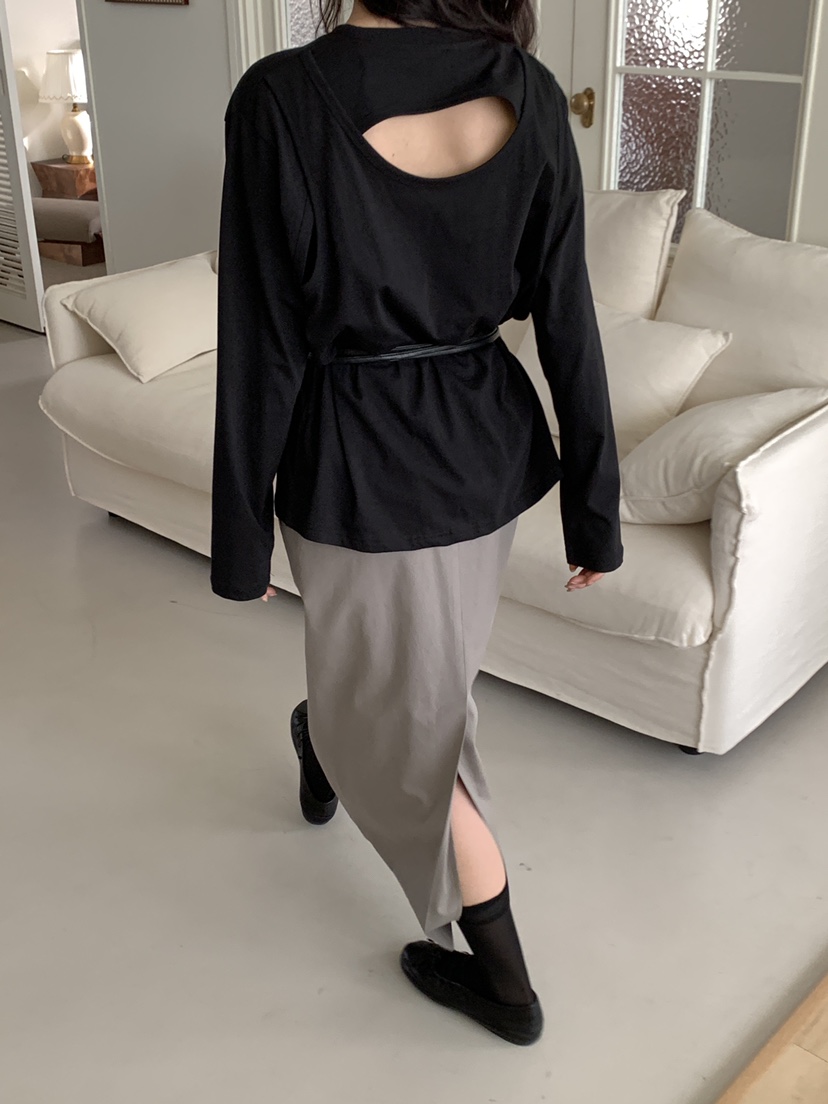 ATHEA東大門直郵女裝新品真品26春夏休閑推薦長袖T恤不含包ATHEA長袖T恤